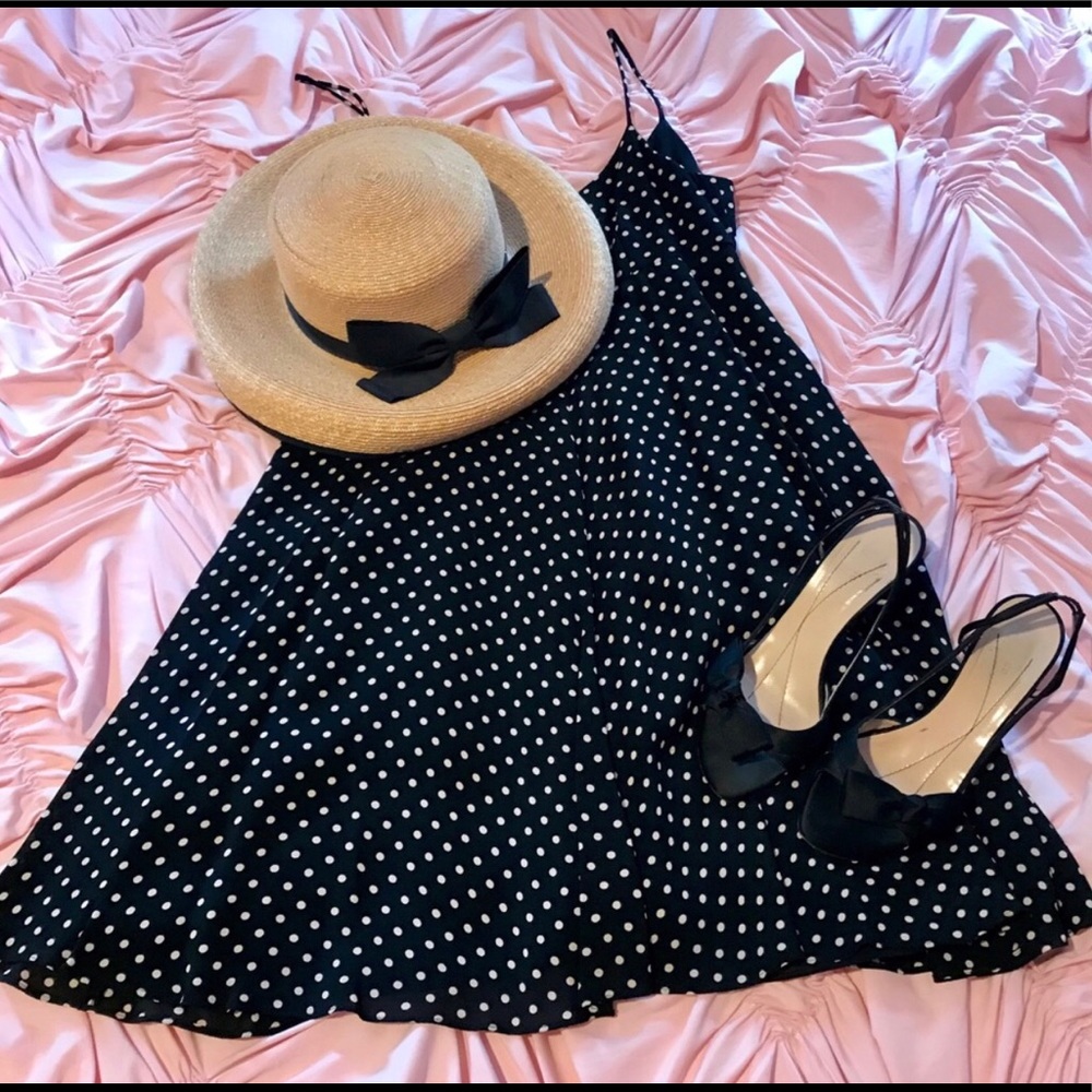 Elizabeth Wayman New York polka dot dress size 2 - Picture 7 of 8